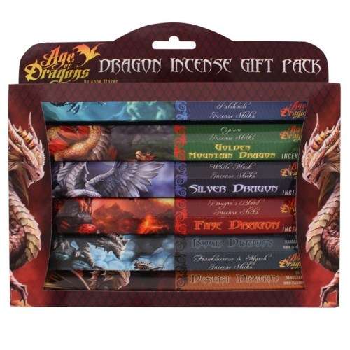 NEW - IN STOCK - Age of Dragons Elements Incense Stick Gift Pack by Anne Stokes (120)