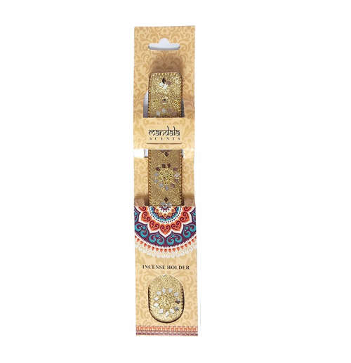 Karma Pink Incense Holder - Gold