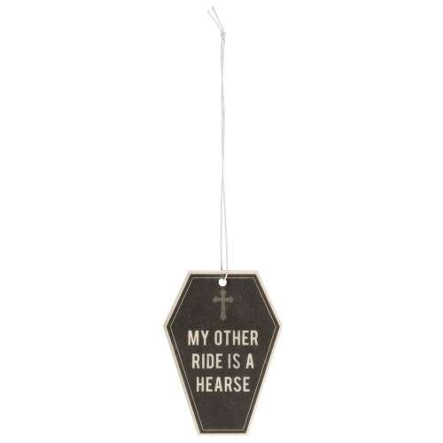 'My Other Ride Is A Hearse' Mystical Coffin Vanilla Scented Air Freshener