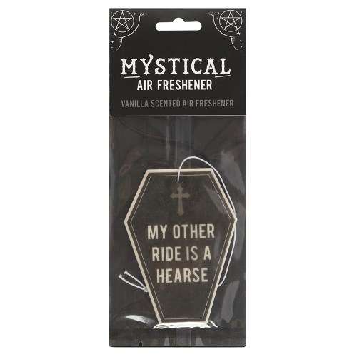 'My Other Ride Is A Hearse' Mystical Coffin Vanilla Scented Air Freshener