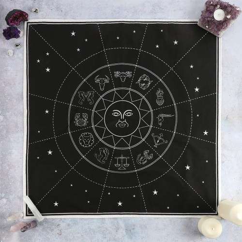 SoE Black Magic 70x70cm Star Sign Altar Cloth