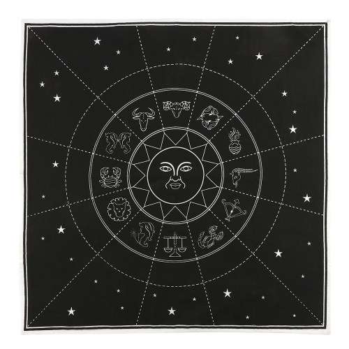 SoE Black Magic 70x70cm Star Sign Altar Cloth