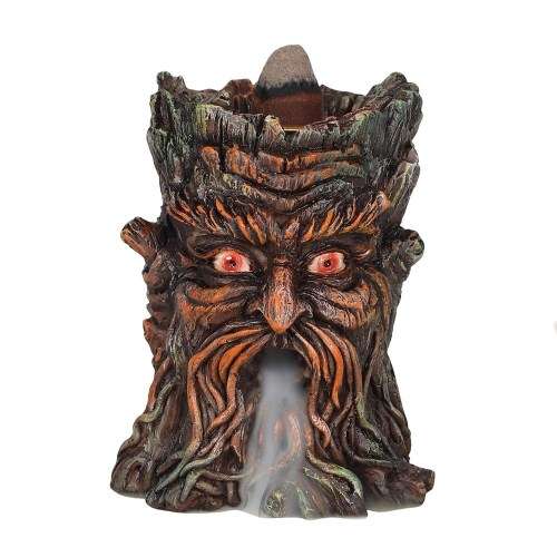 Small Green Man Backflow Incense Burner (backflow cones not included)