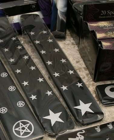 Black Stick Incense Holder - Star