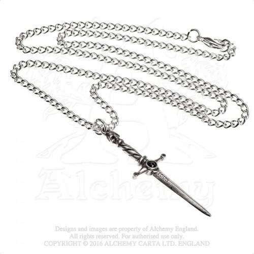 Alchemy Gothic P780 Hand Of Macbeth pewter pendant necklace