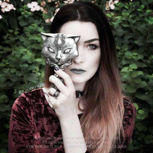 Alchemy Gothic AG-R224 Bastet Goddess ring - Size: T (UK) | -9 (US)