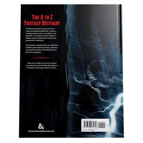 Dungeons and Dragons RPG: Monster Manual (book only)