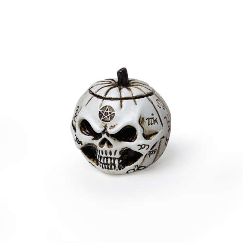 Alchemy Gothic VM10 Pumpkin Skull: Miniature resin ornament