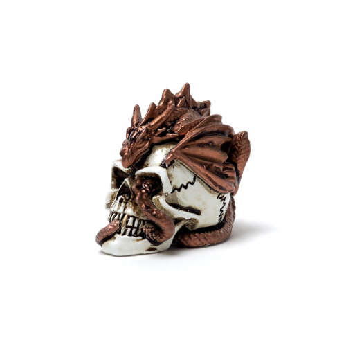 Alchemy Gothic VM4 Dragon Keepers Skull: Miniature resin ornament