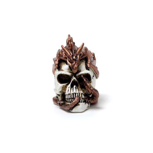 Alchemy Gothic VM4 Dragon Keepers Skull: Miniature resin ornament