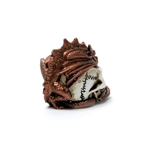 Alchemy Gothic VM4 Dragon Keepers Skull: Miniature resin ornament