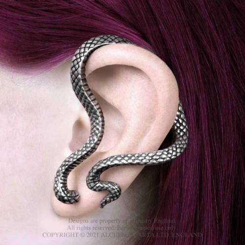 New Release! Alchemy Gothic E448 Serpentine Ear-wrap (left)