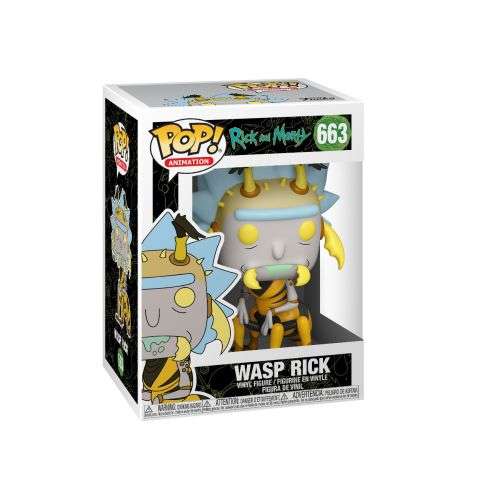 Funko Pop! Animation: Rick and Morty - 663 Wasp Rick vinyl figure