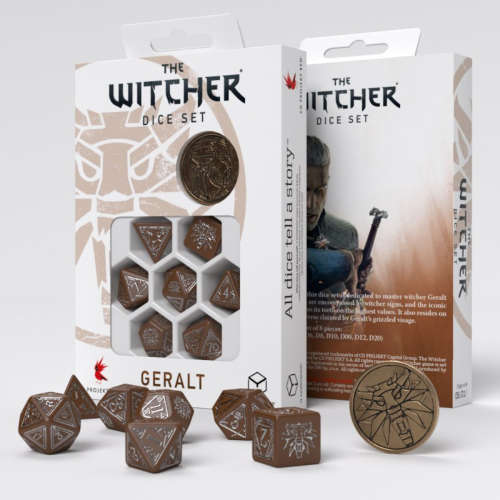 The Witcher Dice Set Geralt Roachs Companion