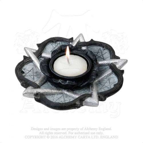Alchemy Gothic V33 Rose Of Otrolanus T-Light Holder (candle not included)