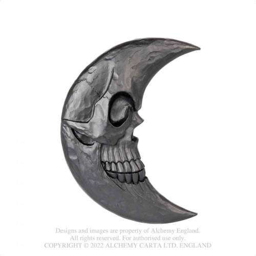 Alchemy Gothic V108 Black Moon Hand Mirror