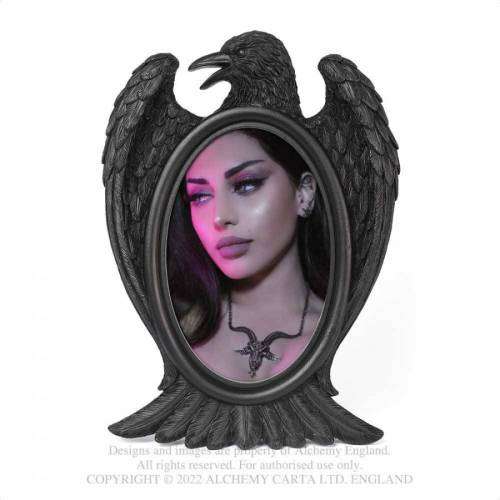 Alchemy Gothic V106 Black Raven Photo Frame