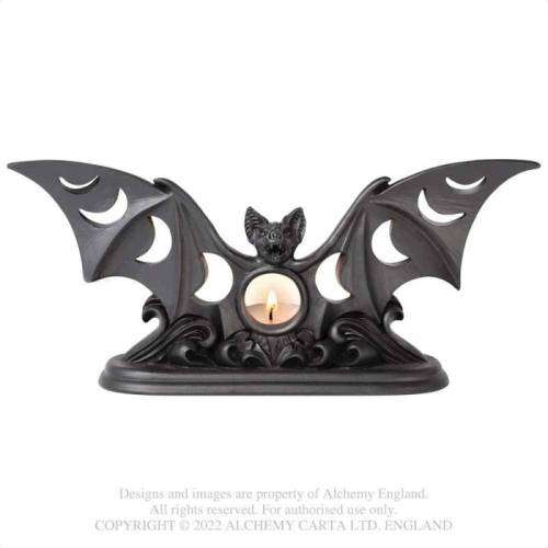 Alchemy Gothic V112 Lunaeca Tea Light Holder (candle not included)