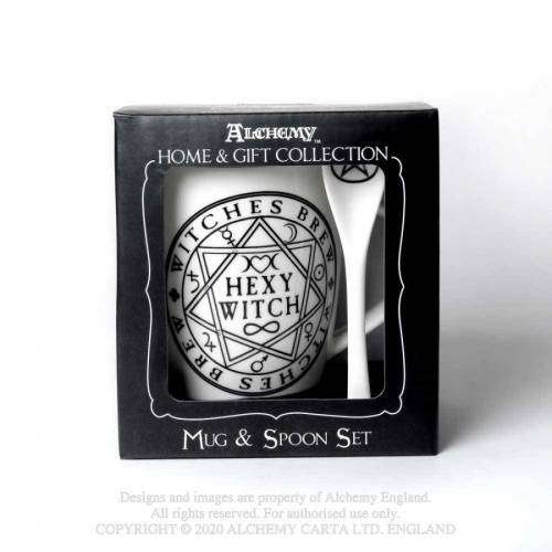 Alchemy Gothic ALMUG15 Hexy Witch: Mug and Spoon Set