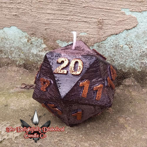 TDDCC D20 Candle - Regal Purple - Unscented