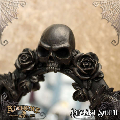 Alchemy Gothic V98 Nosferatu Mirror - Black