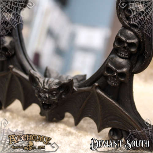 Alchemy Gothic V98 Nosferatu Mirror - Black