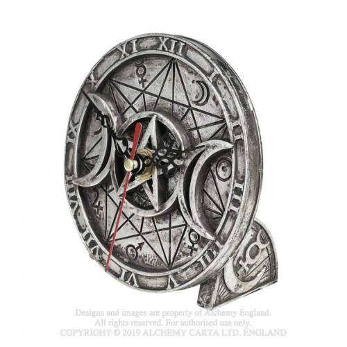 Alchemy Gothic V88 Wiccan Desk Clock