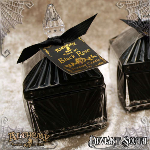 Alchemy Gothic SCJ3 Vintage Scented Candle Jar (Square)