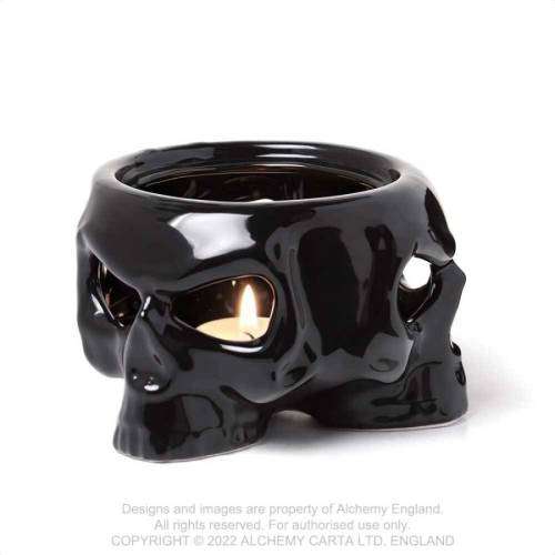Alchemy Gothic MWCB4 Skull Mug Warmer (crystal ball not included)