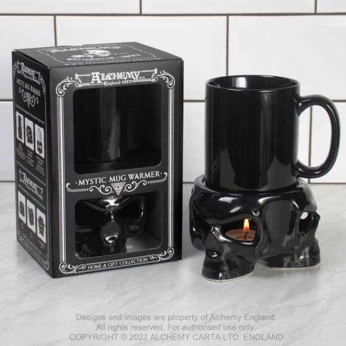 Alchemy Gothic MWCB4 Skull Mug Warmer (crystal ball not included)