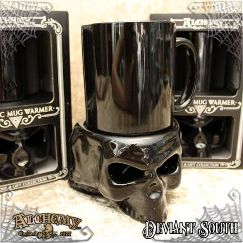 Alchemy Gothic MWCB4 Skull Mug Warmer (crystal ball not included)