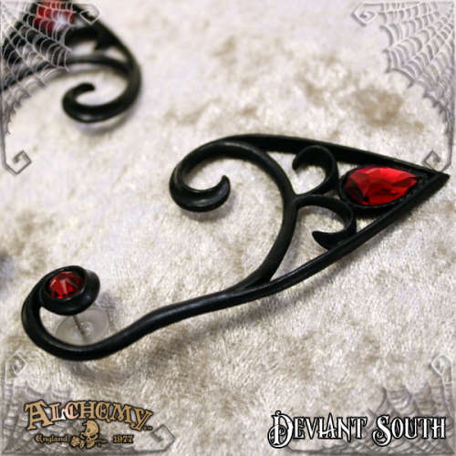 Alchemy Gothic E446L Elvyn Ear-wrap (Black) (Left Ear)