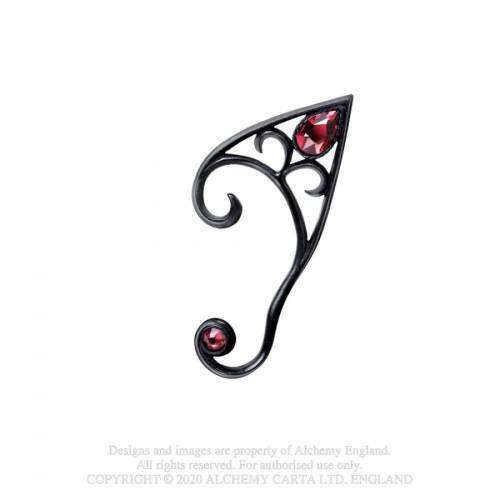 Alchemy Gothic E446L Elvyn Ear-wrap (Black) (Left Ear)