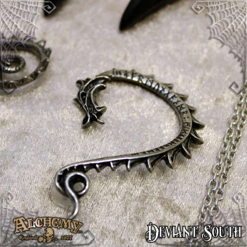 Alchemy Gothic E436 Jormungand ear-wrap (left)
