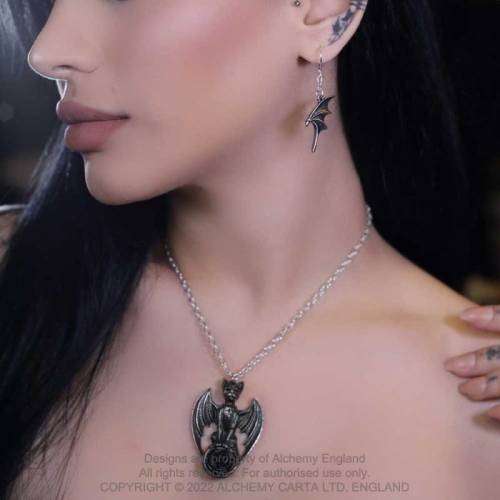 Alchemy Gothic P925 Guardian of Soma -- Swarovski Crystal, Fine English Pewter