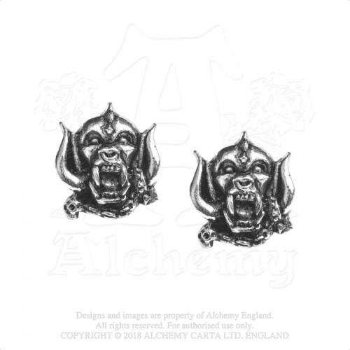 Alchemy Gothic PE1 Motorhead: Warpig (pair) -- Fine English Pewter