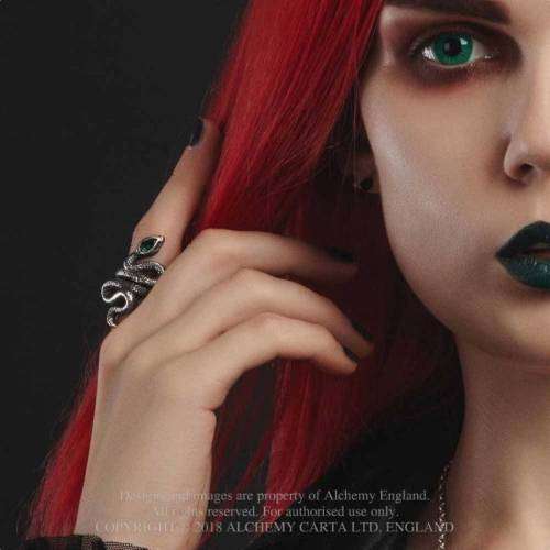 Alchemy Gothic AG-R228 Psalm 68 ring - UK Size: Q/T | US Size: 8/-9