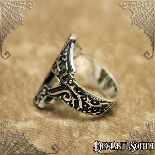 Stainless Steel Spartan Helmet Detailed Ring - Size 10 (US) | U (UK)
