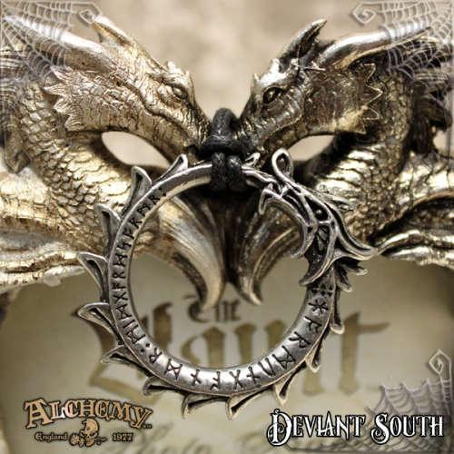 Alchemy Gothic P774 Jormungand - Fine English pewter necklace