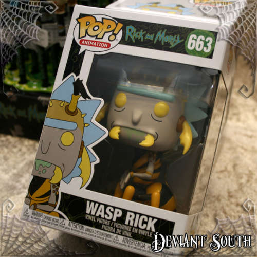 Funko Pop! Animation: Rick and Morty - 663 Wasp Rick vinyl figure