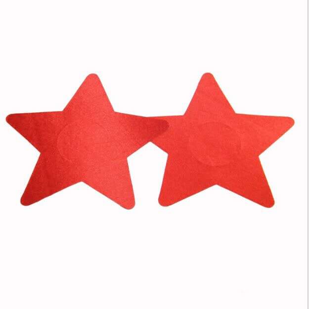 Red Star Breast Pasties Sexy Nipple Covers