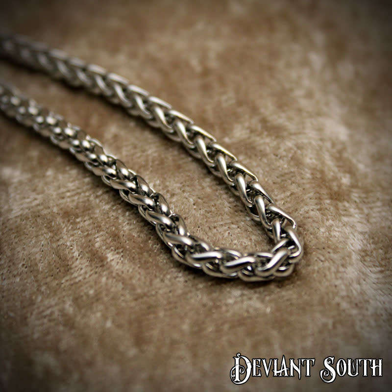 Chain - Stainless Steel - Silver 4mm W 60cm L