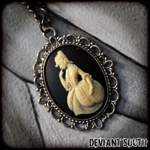 Last Breath Cameo Necklace