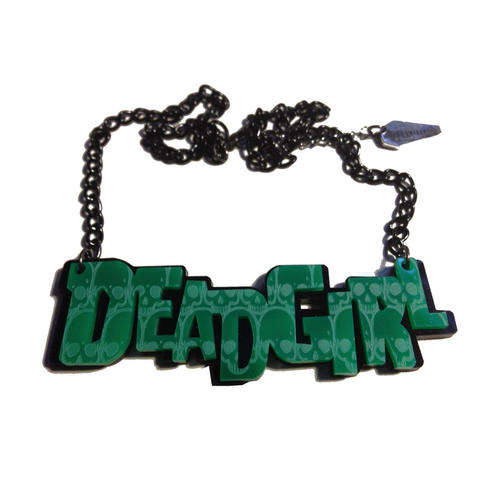 Kreepsville Dead Girl Acrylic Necklace