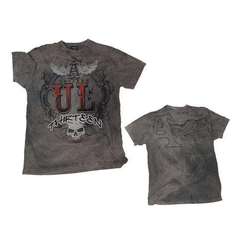 Alchemy UL13 Logo Grey Vintage T-Shirt - Size: Large
