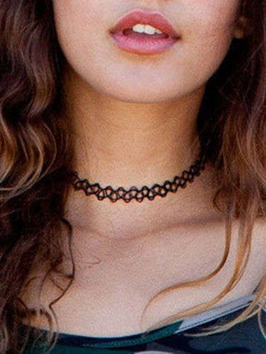 NEW! Black Plastic Choker