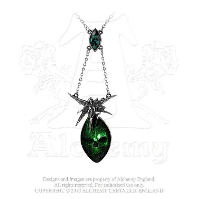 Alchemy Gothic P526 Absinthe Fairy pewter pendant necklace