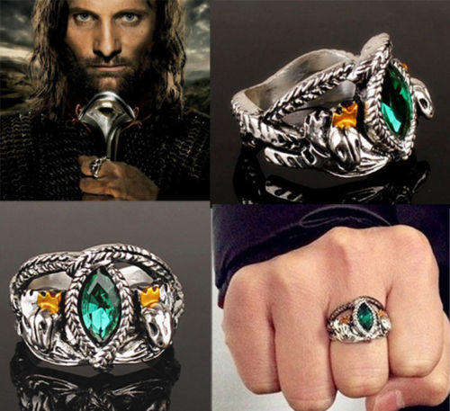 New! Lord of the Rings Aragon's Ring - Ring Size (US | UK) - 9 | T