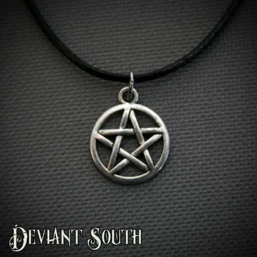 Petite Small Pentagram Pendant Necklace
