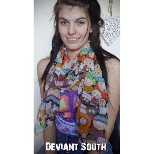 South Park Chiffon Scarf